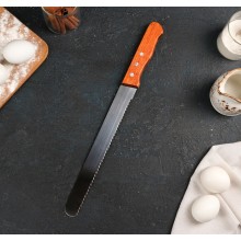 Нож для бисквита  с крупными зубцами "Кролики" 48Х3 см